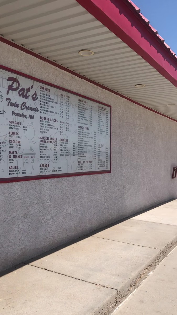 Pat's Twin Cronnie Menu - Image 2